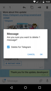Telegram the most secure messenger