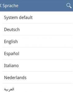 change Telegram language