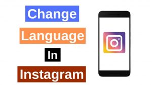 change instagram language