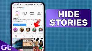 hide Instagram story