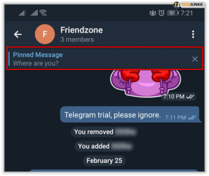 Pin A Message In A Telegram Channel
