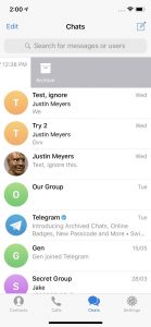 Archive A Telegram Secret Chat