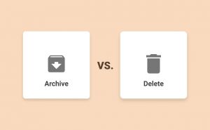 does archive mean delete in Instagram