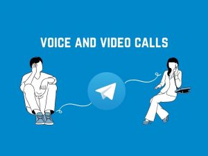 start a voice call on Telegram
