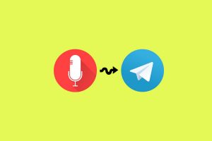 send a voice message on Telegram