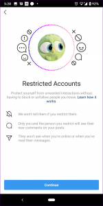 find restricted accounts on instagram