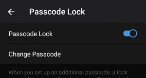 Remove Passcode Lock On Telegram