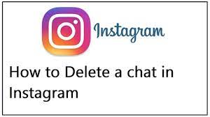 delete a chat on instagram