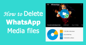 Delete WhatsApp media through search 