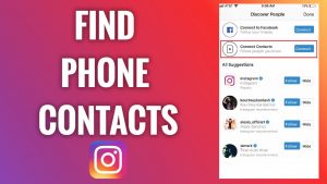 Enable Instagram Contacts Syncing 