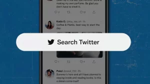Use Twitter Search Bar 