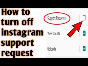 Turn Off Support Requests On Instagram 