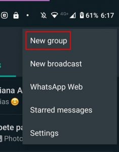 Create a WhatsApp Group without members 