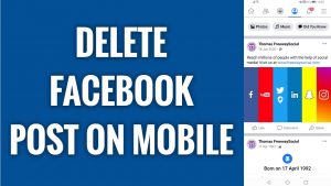 Delete a Facebook Post 