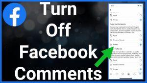 Turn off Facebook comments 
