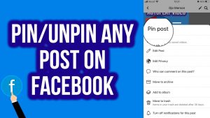 Unpin a Post on Facebook 