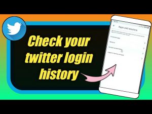 Check Login History on Twitter 