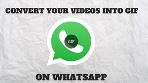 Make Gifs From Videos on WhatsApp 